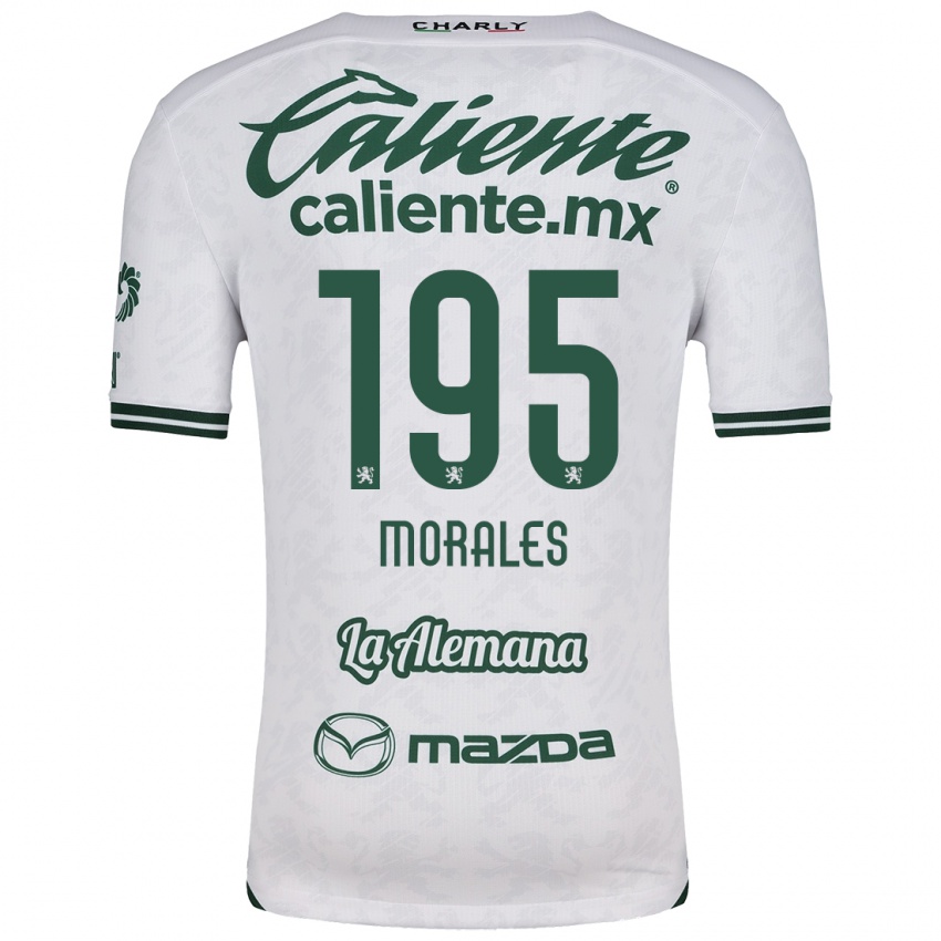 Criança Camisola Daniel Morales #195 Branco Verde Alternativa 2024/25 Camisa Brasil