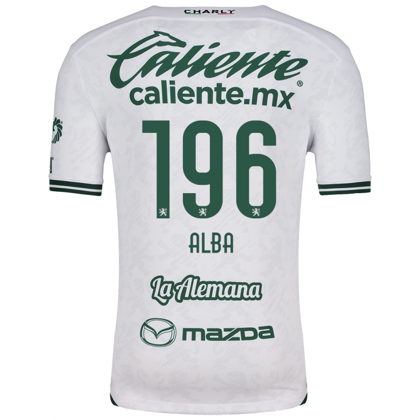 Criança Camisola Óscar Alba #196 Branco Verde Alternativa 2024/25 Camisa Brasil