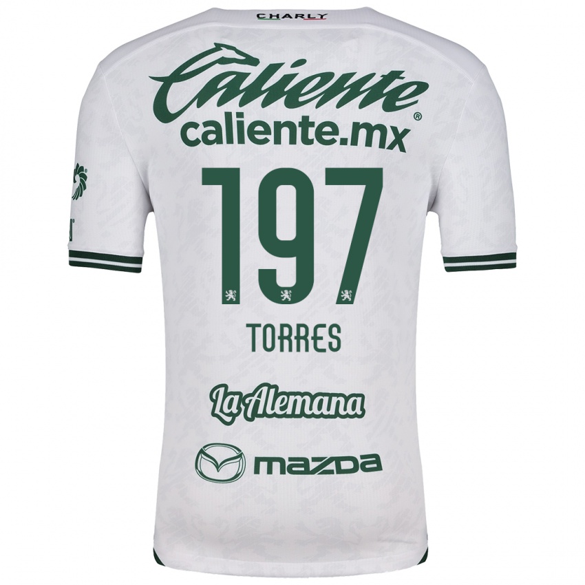 Criança Camisola Erick Torres #197 Branco Verde Alternativa 2024/25 Camisa Brasil