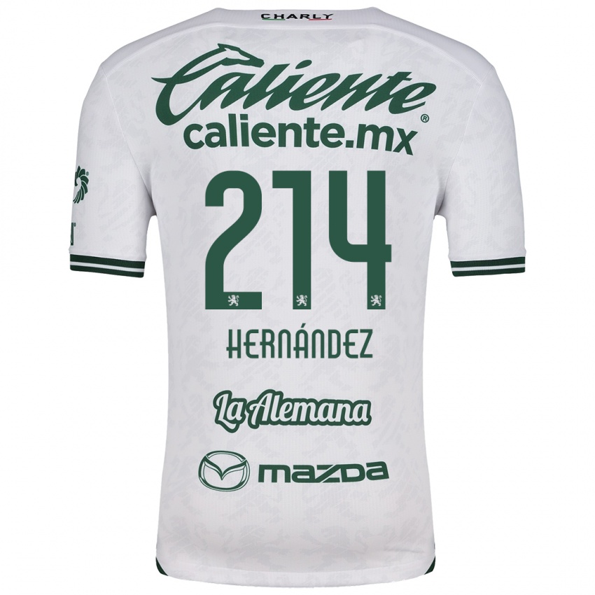 Criança Camisola Iván Hernández #214 Branco Verde Alternativa 2024/25 Camisa Brasil