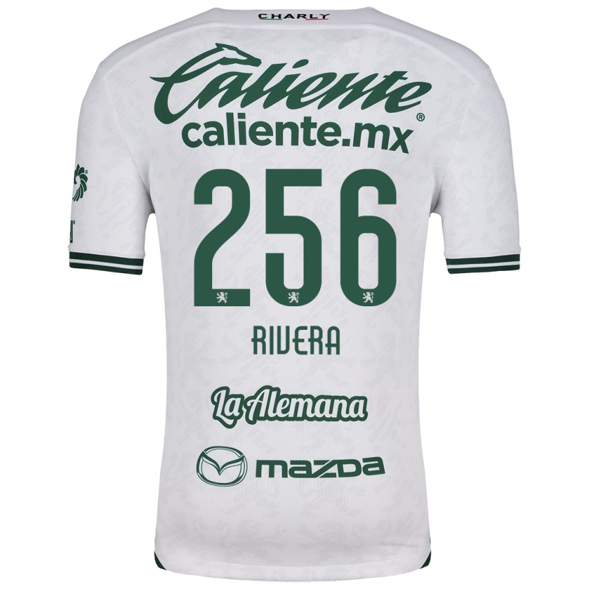 Criança Camisola Fernando Rivera #256 Branco Verde Alternativa 2024/25 Camisa Brasil