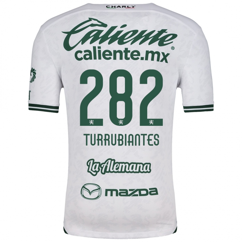 Criança Camisola Abdon Turrubiantes #282 Branco Verde Alternativa 2024/25 Camisa Brasil