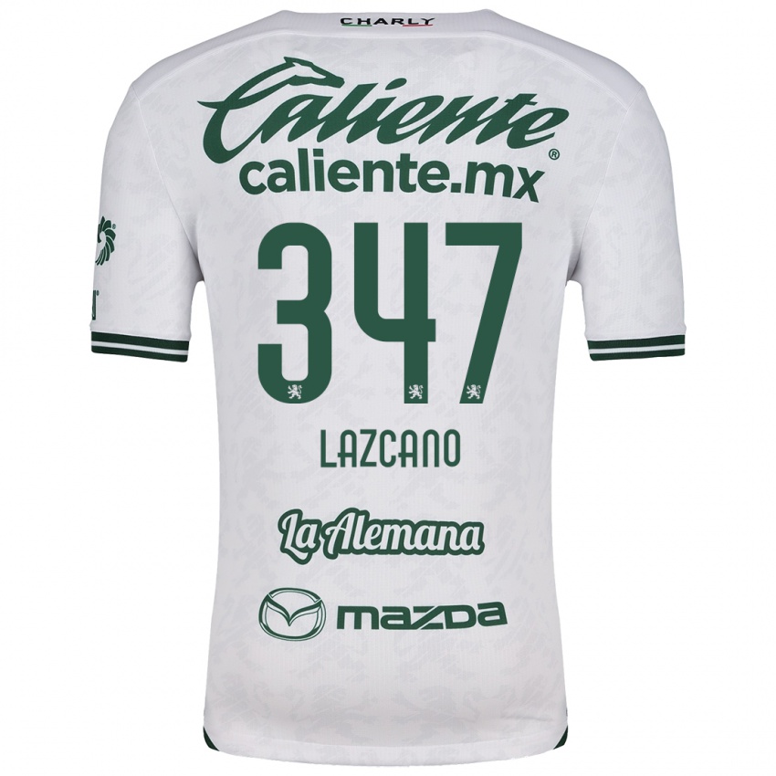 Criança Camisola Evan Lazcano #347 Branco Verde Alternativa 2024/25 Camisa Brasil