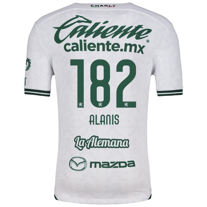 Criança Camisola Alejandro Alanís #182 Branco Verde Alternativa 2024/25 Camisa Brasil