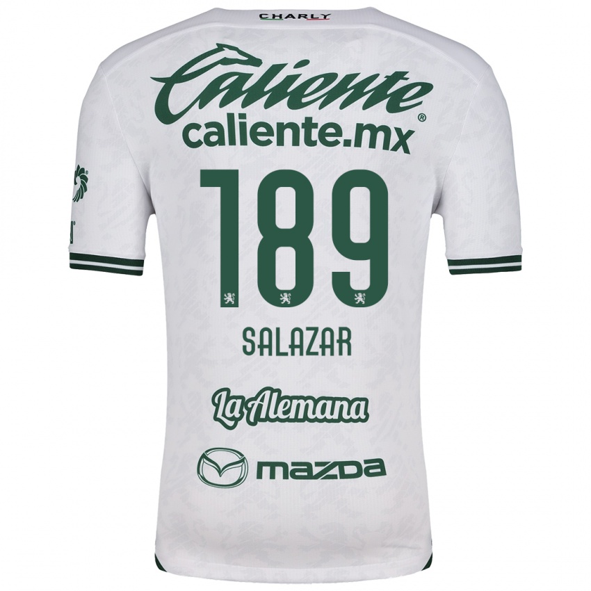 Criança Camisola José Salazar #189 Branco Verde Alternativa 2024/25 Camisa Brasil