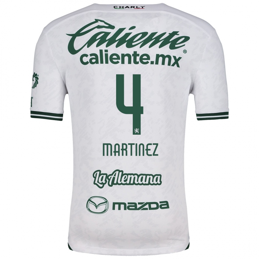 Criança Camisola Mitzi Martínez #4 Branco Verde Alternativa 2024/25 Camisa Brasil