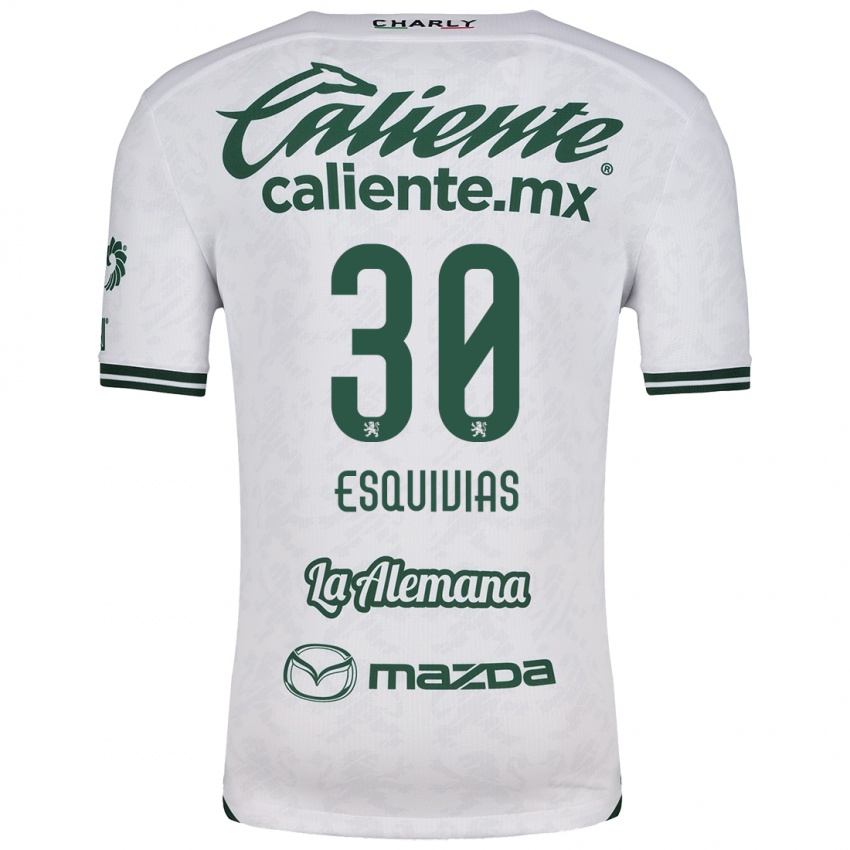 Criança Camisola Isabela Esquivias #30 Branco Verde Alternativa 2024/25 Camisa Brasil