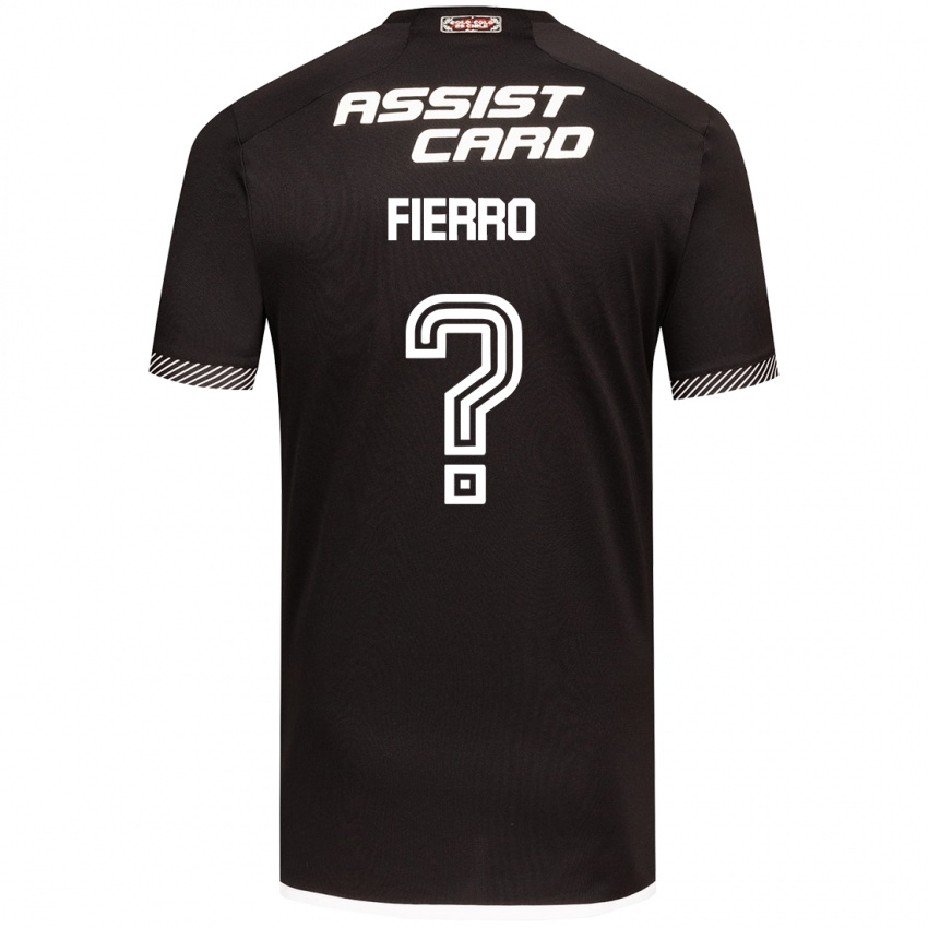 Criança Camisola Julio Fierro #0 Preto Branco Alternativa 2024/25 Camisa Brasil