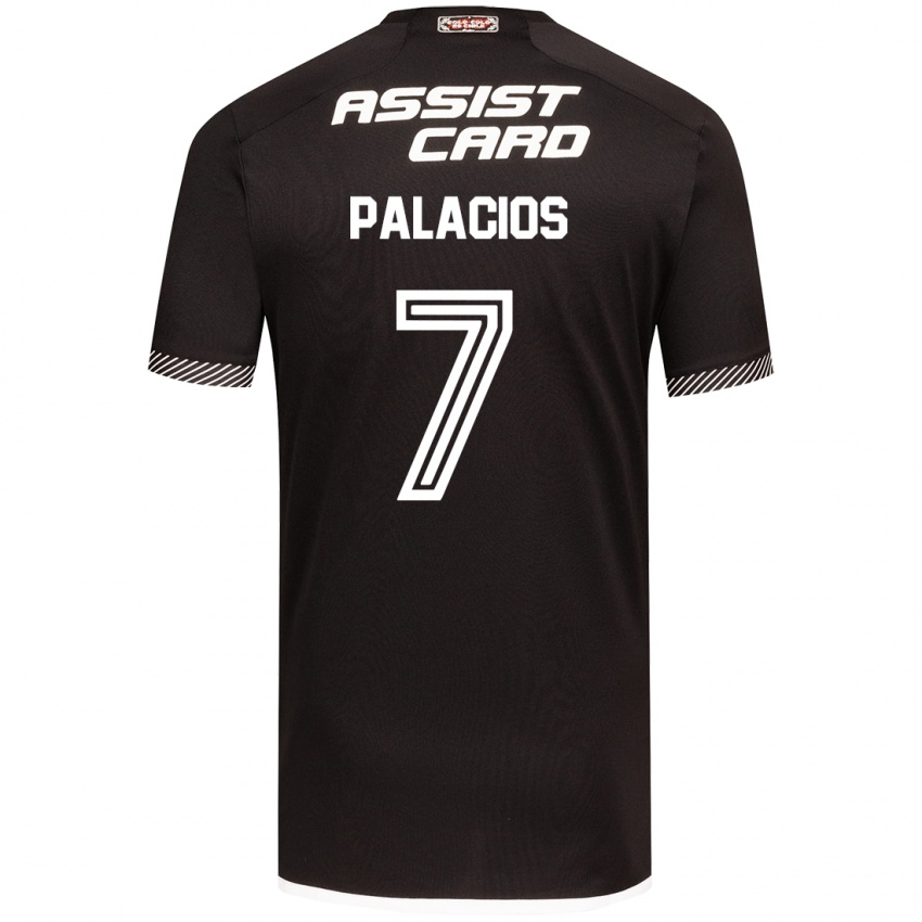 Criança Camisola Carlos Palacios #7 Preto Branco Alternativa 2024/25 Camisa Brasil