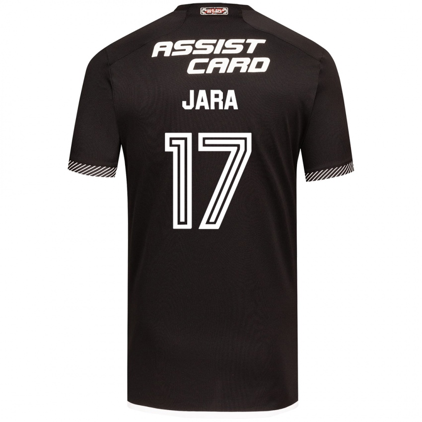 Criança Camisola Ignacio Jara #17 Preto Branco Alternativa 2024/25 Camisa Brasil