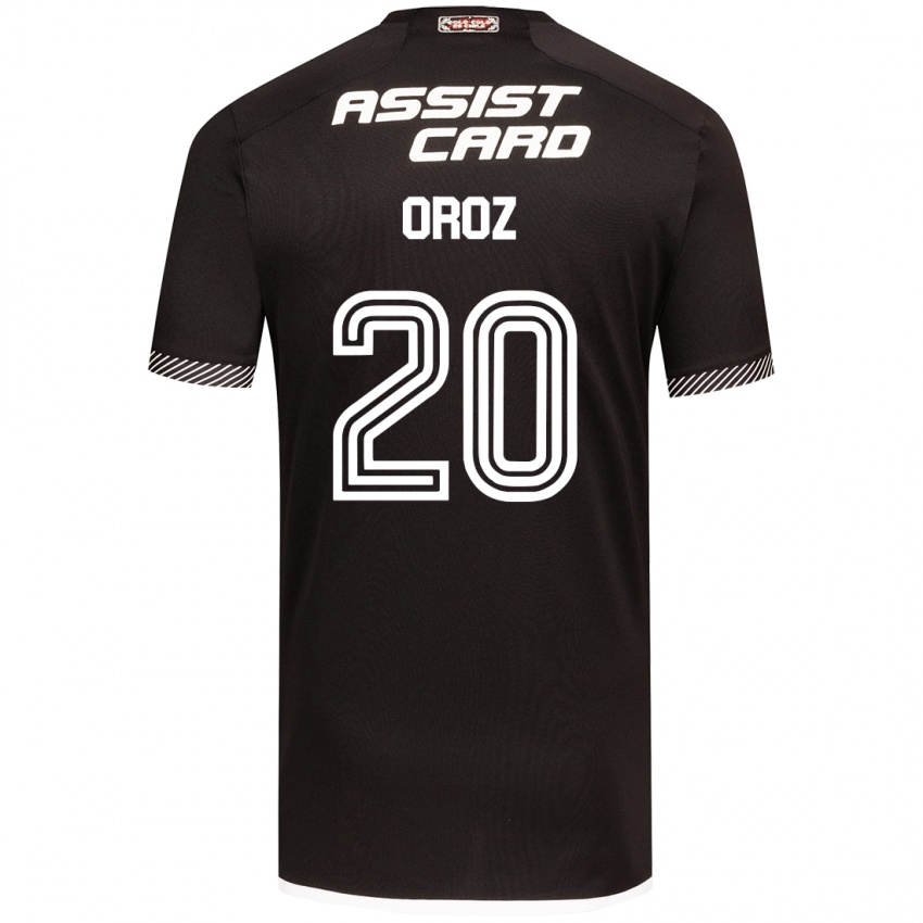 Criança Camisola Alexander Oroz #20 Preto Branco Alternativa 2024/25 Camisa Brasil