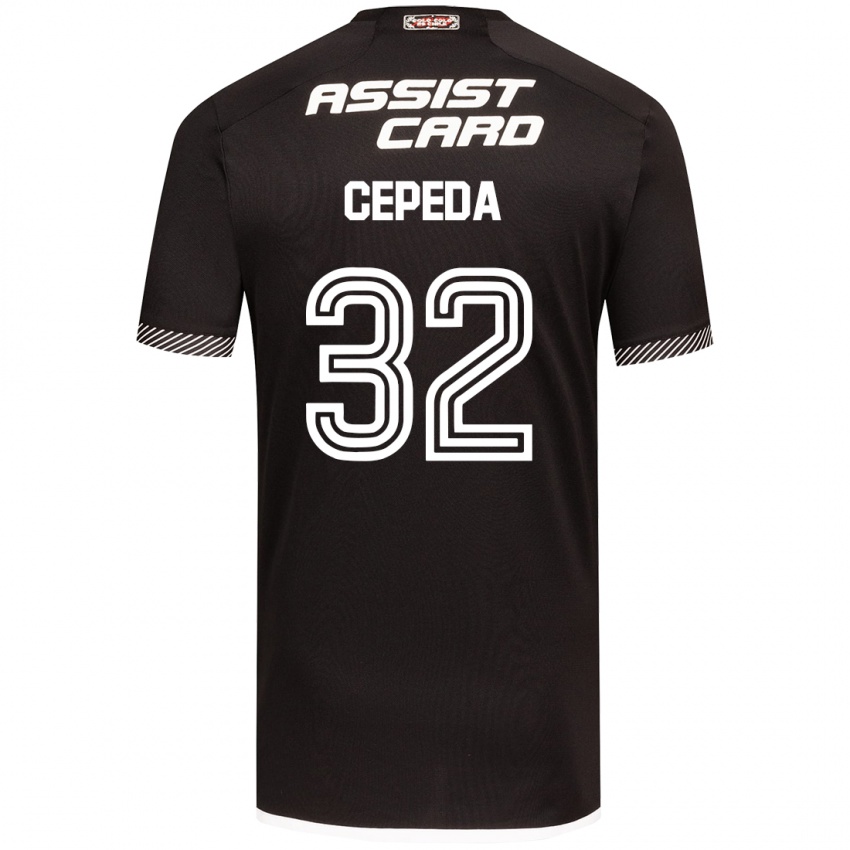 Criança Camisola Lucas Cepeda #32 Preto Branco Alternativa 2024/25 Camisa Brasil