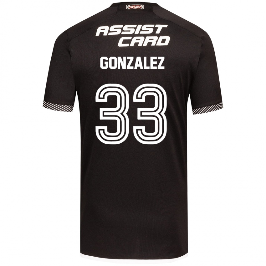 Criança Camisola Ramiro González #33 Preto Branco Alternativa 2024/25 Camisa Brasil