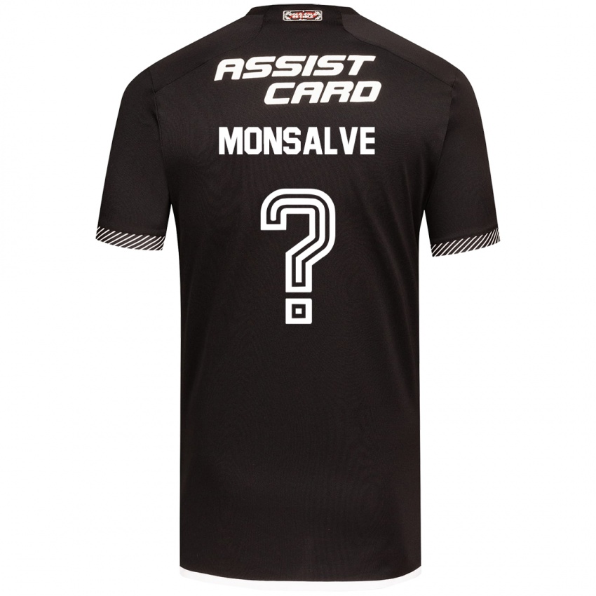 Criança Camisola Gaspar Monsalve #0 Preto Branco Alternativa 2024/25 Camisa Brasil