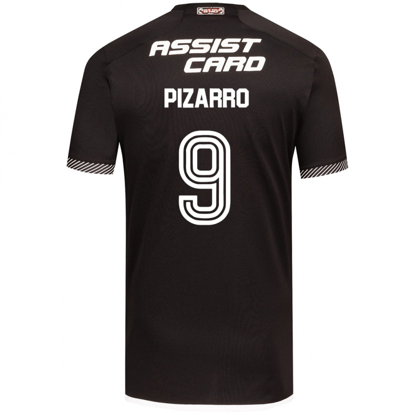 Criança Camisola Damián Pizarro #9 Preto Branco Alternativa 2024/25 Camisa Brasil