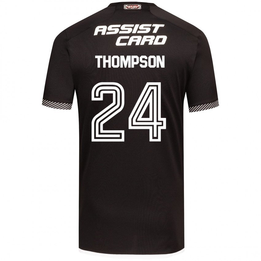 Criança Camisola Jordhy Thompson #24 Preto Branco Alternativa 2024/25 Camisa Brasil