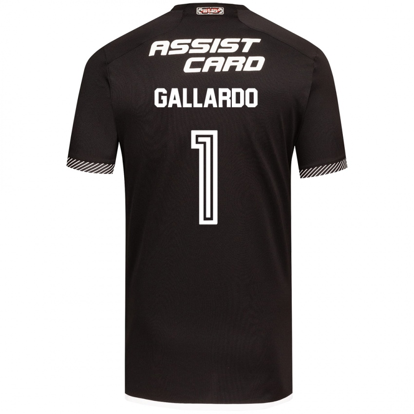 Criança Camisola Alexia Gallardo #1 Preto Branco Alternativa 2024/25 Camisa Brasil