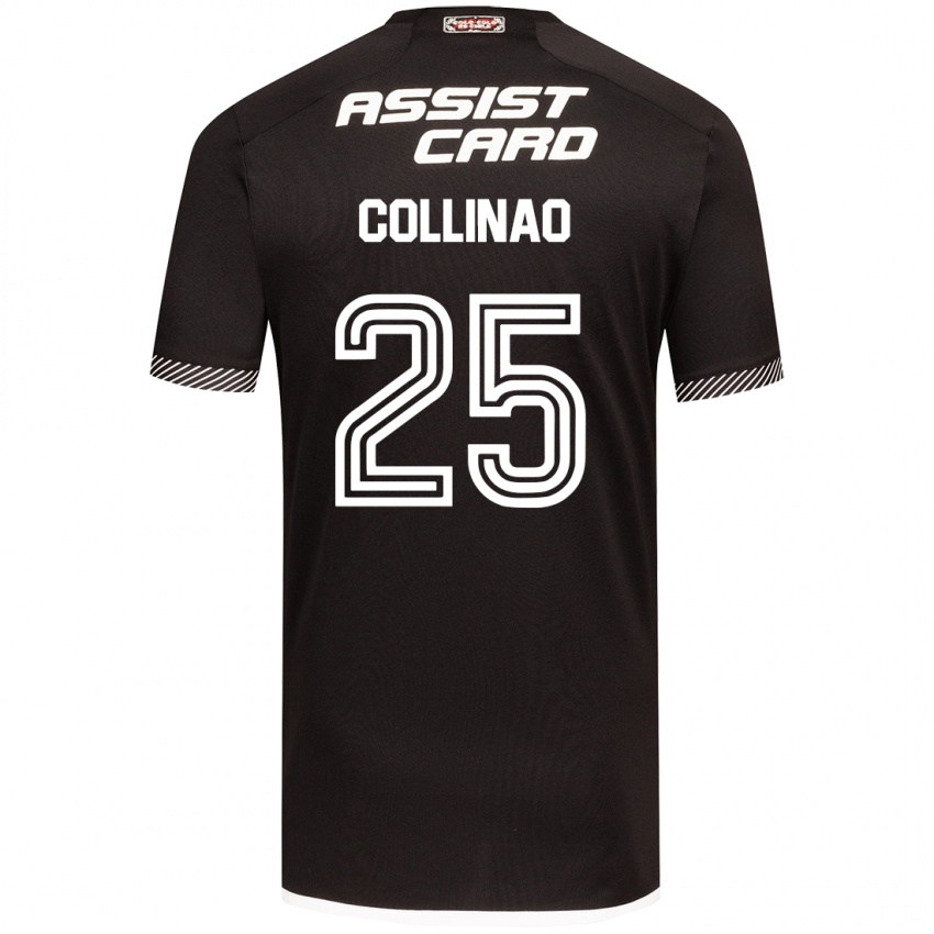 Criança Camisola Margarita Collinao #25 Preto Branco Alternativa 2024/25 Camisa Brasil