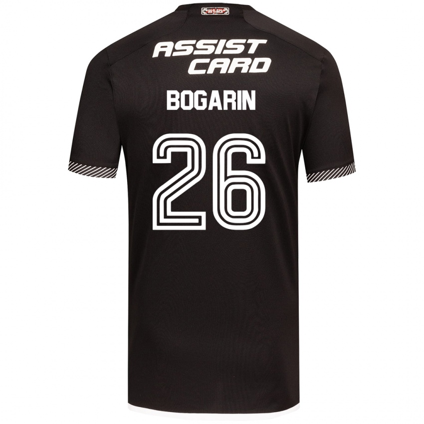 Criança Camisola Dahiana Bogarín #26 Preto Branco Alternativa 2024/25 Camisa Brasil