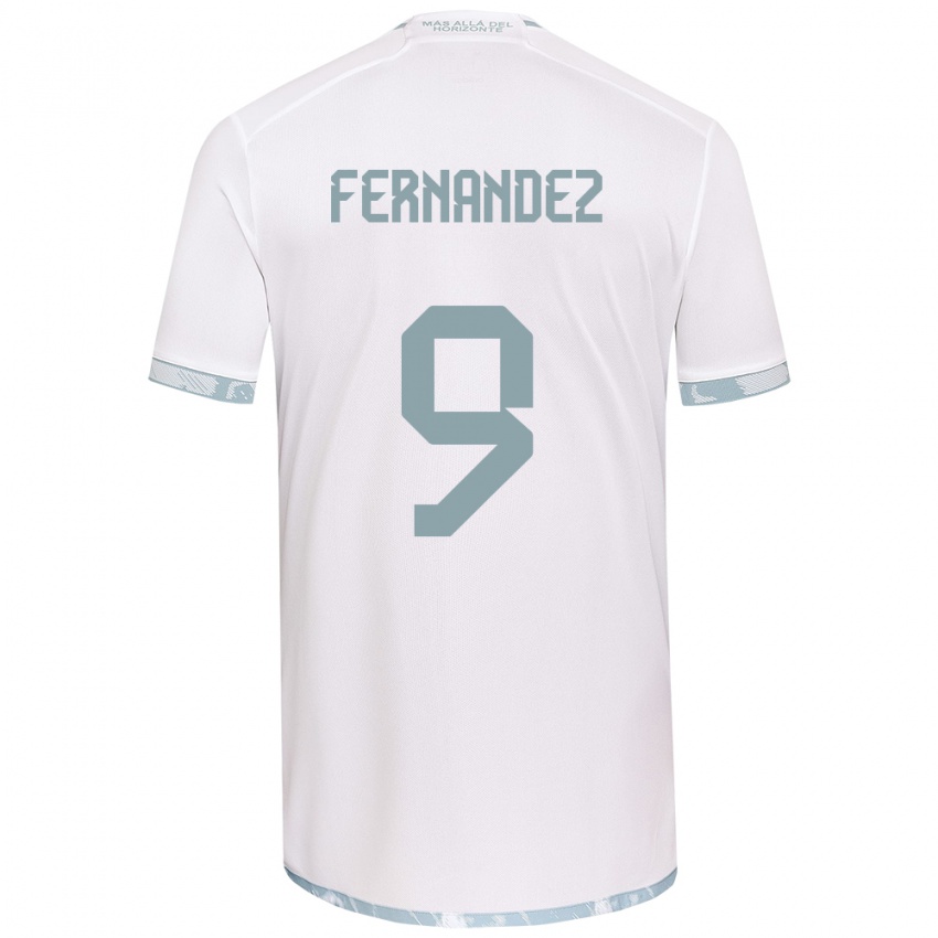 Criança Camisola Leandro Fernández #9 Branco Cinza Alternativa 2024/25 Camisa Brasil