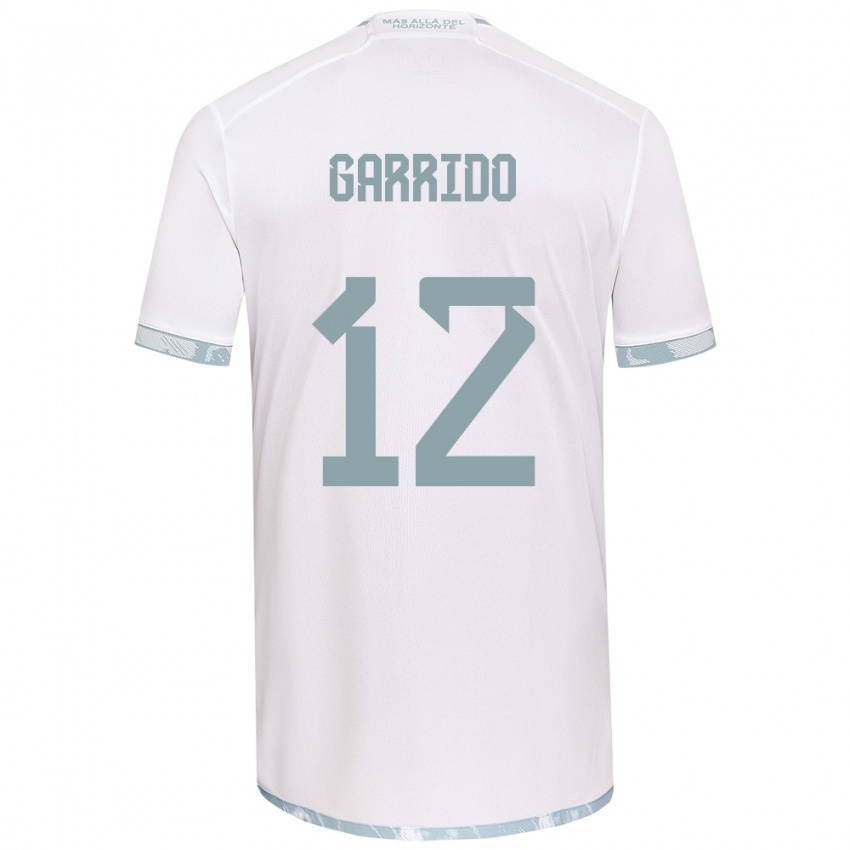 Criança Camisola Pedro Garrido #12 Branco Cinza Alternativa 2024/25 Camisa Brasil