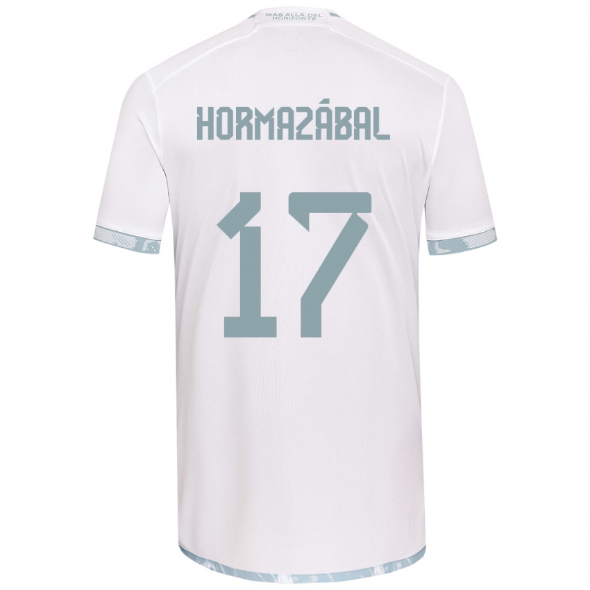 Criança Camisola Fabián Hormazábal #17 Branco Cinza Alternativa 2024/25 Camisa Brasil