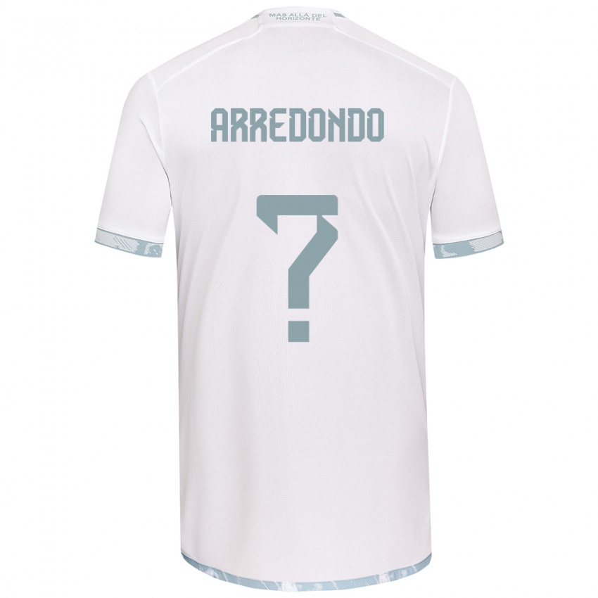 Criança Camisola Milovan Arredondo #0 Branco Cinza Alternativa 2024/25 Camisa Brasil