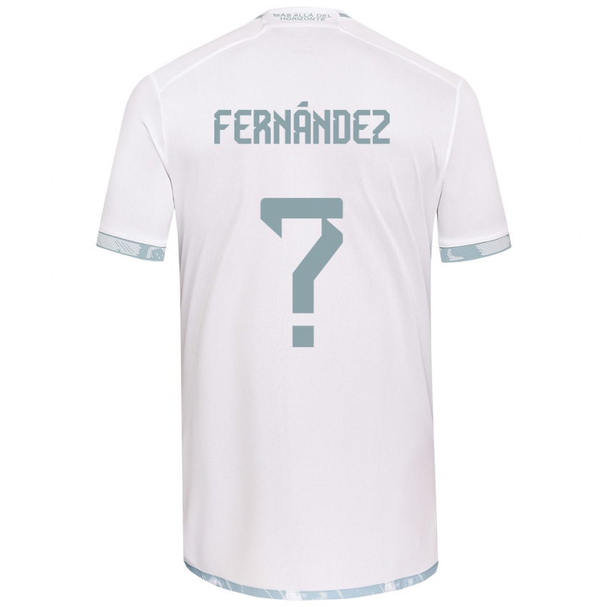 Criança Camisola Joaquín Fernández #0 Branco Cinza Alternativa 2024/25 Camisa Brasil