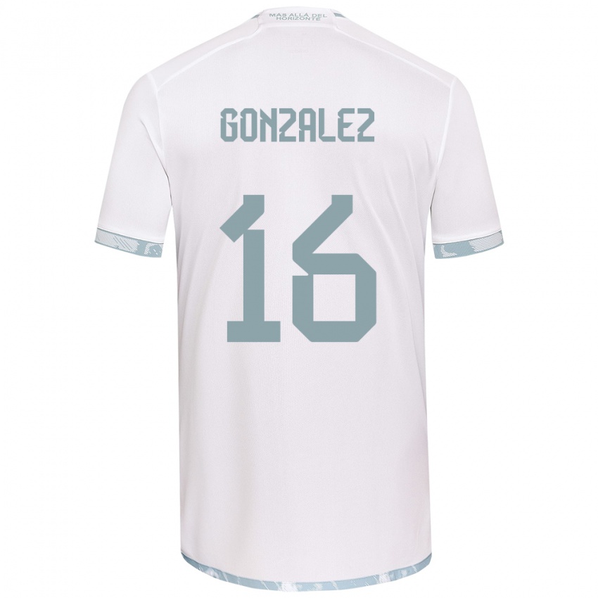 Criança Camisola Monserratt González #16 Branco Cinza Alternativa 2024/25 Camisa Brasil