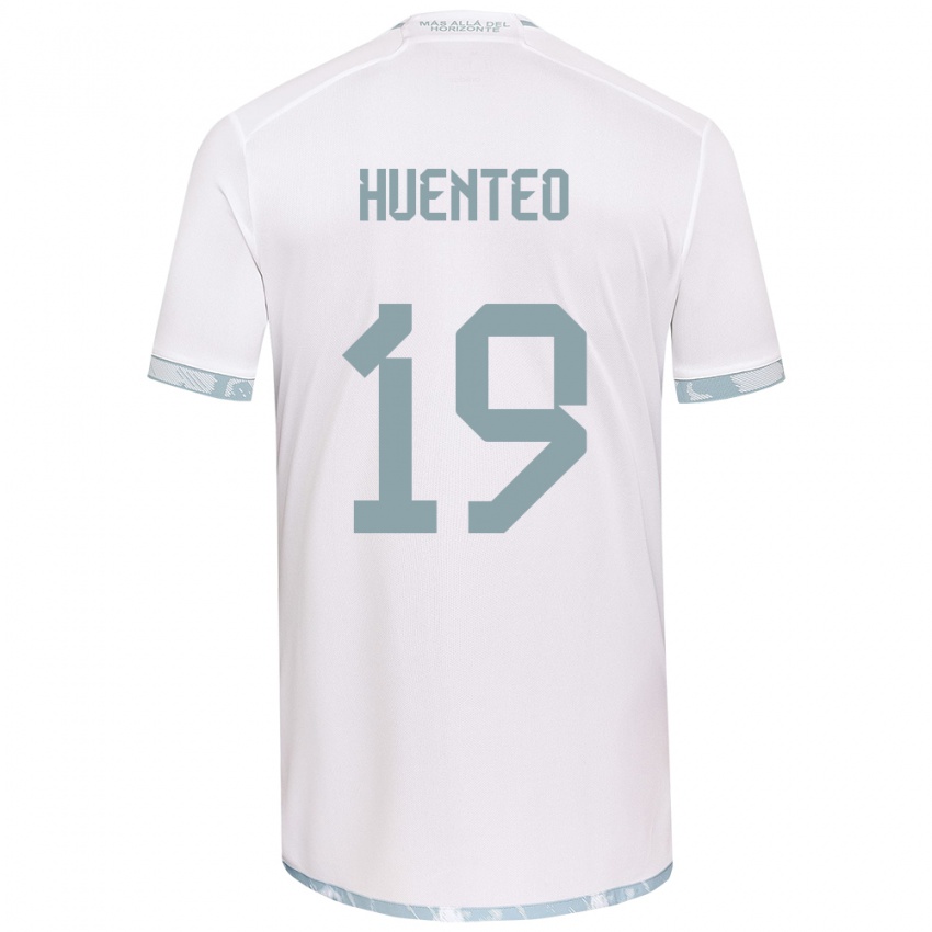 Criança Camisola Yessenia Huenteo #19 Branco Cinza Alternativa 2024/25 Camisa Brasil