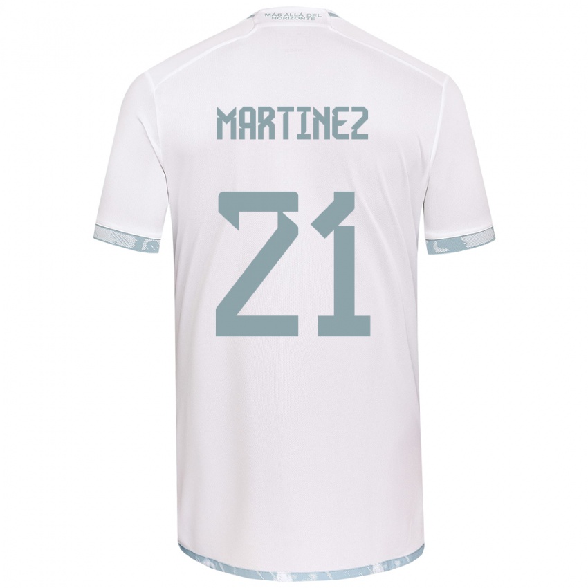 Criança Camisola Maria Martínez #21 Branco Cinza Alternativa 2024/25 Camisa Brasil