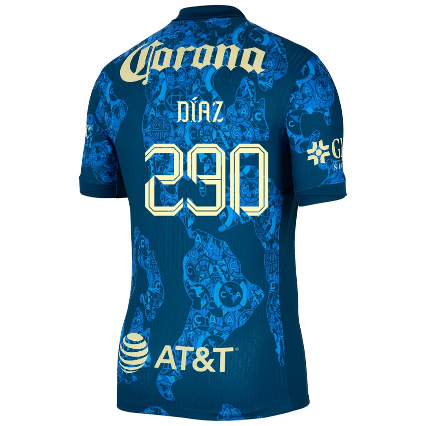 Criança Camisola Julio Díaz #290 Azul Amarelo Alternativa 2024/25 Camisa Brasil