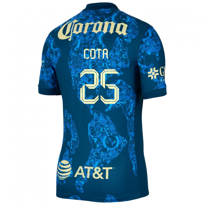 Criança Camisola Renatta Cota #25 Azul Amarelo Alternativa 2024/25 Camisa Brasil