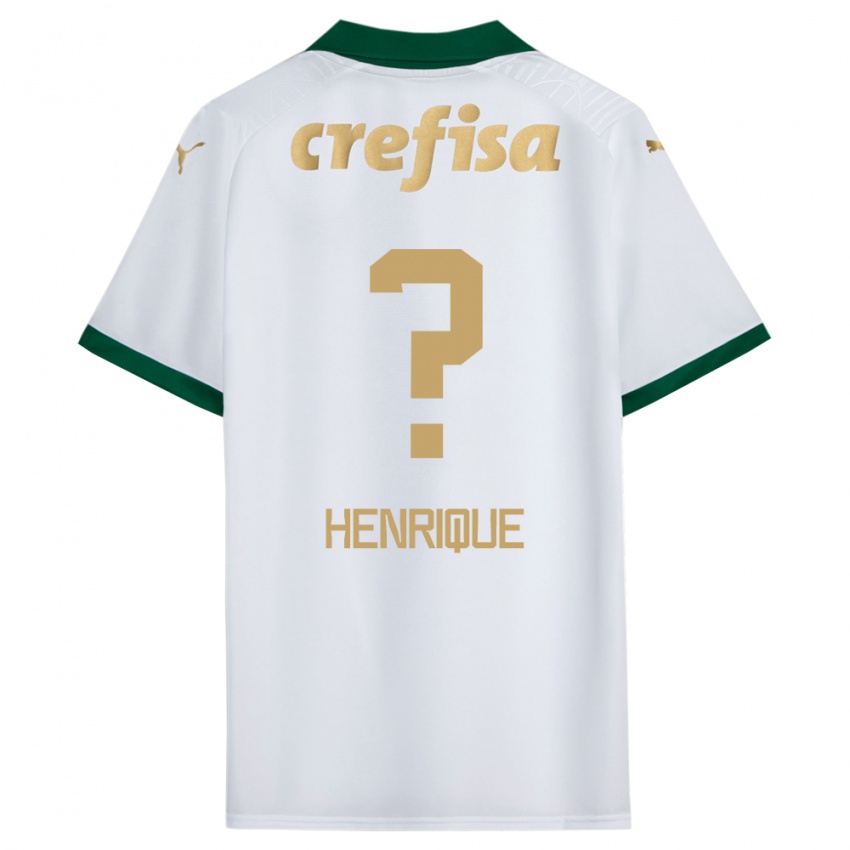 Criança Camisola Zé Henrique #0 Branco Verde Alternativa 2024/25 Camisa Brasil