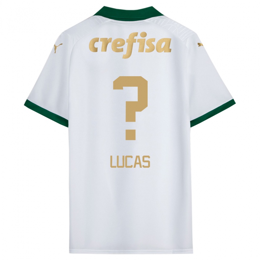 Criança Camisola André Lucas #0 Branco Verde Alternativa 2024/25 Camisa Brasil