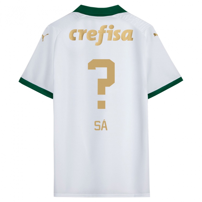 Criança Camisola Luiz Sá #0 Branco Verde Alternativa 2024/25 Camisa Brasil