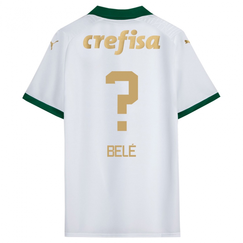 Criança Camisola Erick Belé #0 Branco Verde Alternativa 2024/25 Camisa Brasil