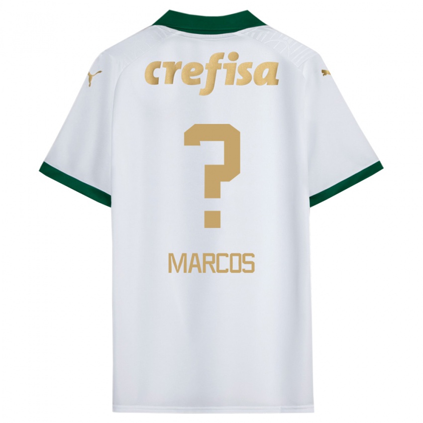 Criança Camisola Antônio Marcos #0 Branco Verde Alternativa 2024/25 Camisa Brasil