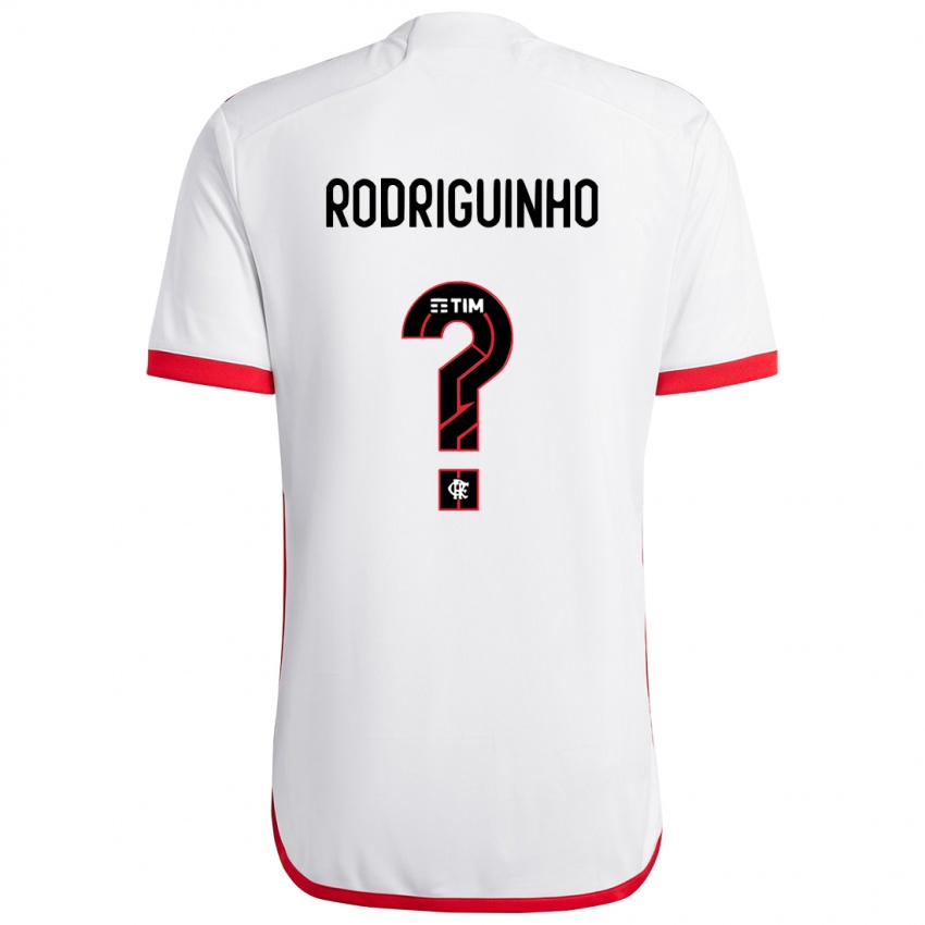 Criança Camisola Rodriguinho #0 Branco Vermelho Alternativa 2024/25 Camisa Brasil