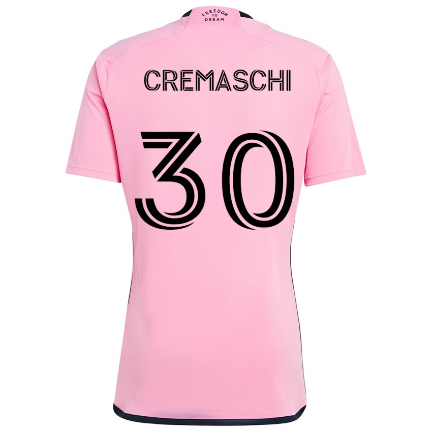 Homem Camisola Benja Cremaschi #30 Cor-De-Rosa Principal 2024/25 Camisa Brasil