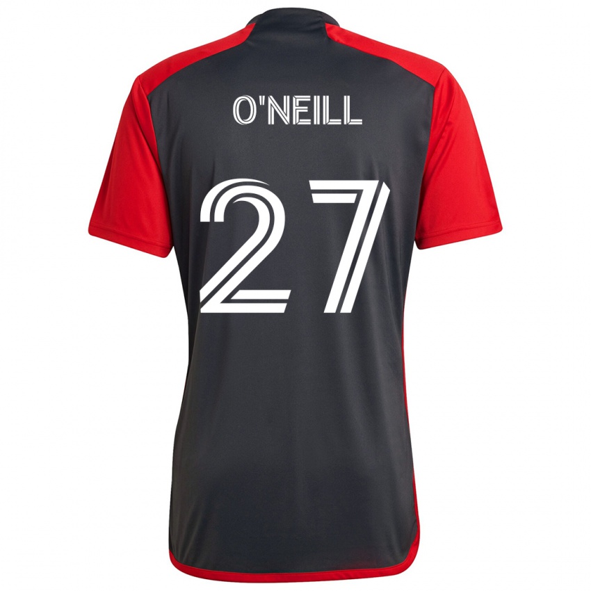 Homem Camisola Shane O'neill #27 Vermelho Acinzentado Principal 2024/25 Camisa Brasil