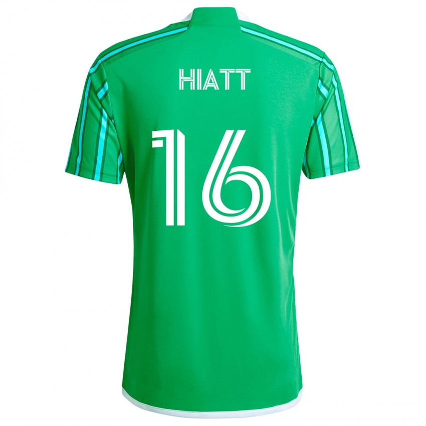 Homem Camisola Samantha Hiatt #16 Verde Branco Principal 2024/25 Camisa Brasil