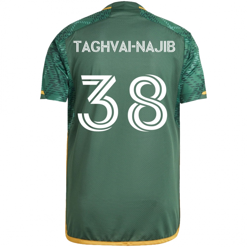 Homem Camisola Braxton Taghvai-Najib #38 Green Orange Principal 2024/25 Camisa Brasil