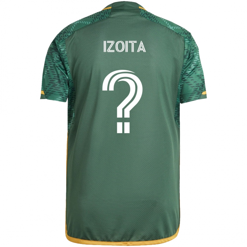 Homem Camisola Eric Izoita #0 Green Orange Principal 2024/25 Camisa Brasil