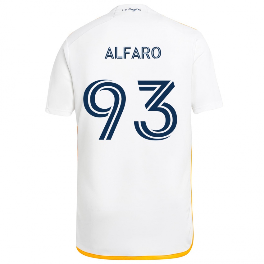 Homem Camisola Tony Alfaro #93 Branco Amarelo Principal 2024/25 Camisa Brasil