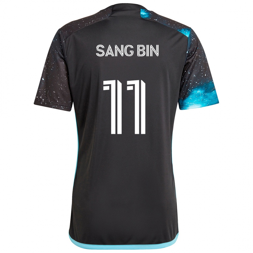 Homem Camisola Sang-Bin Jeong #11 Preto Azul Principal 2024/25 Camisa Brasil