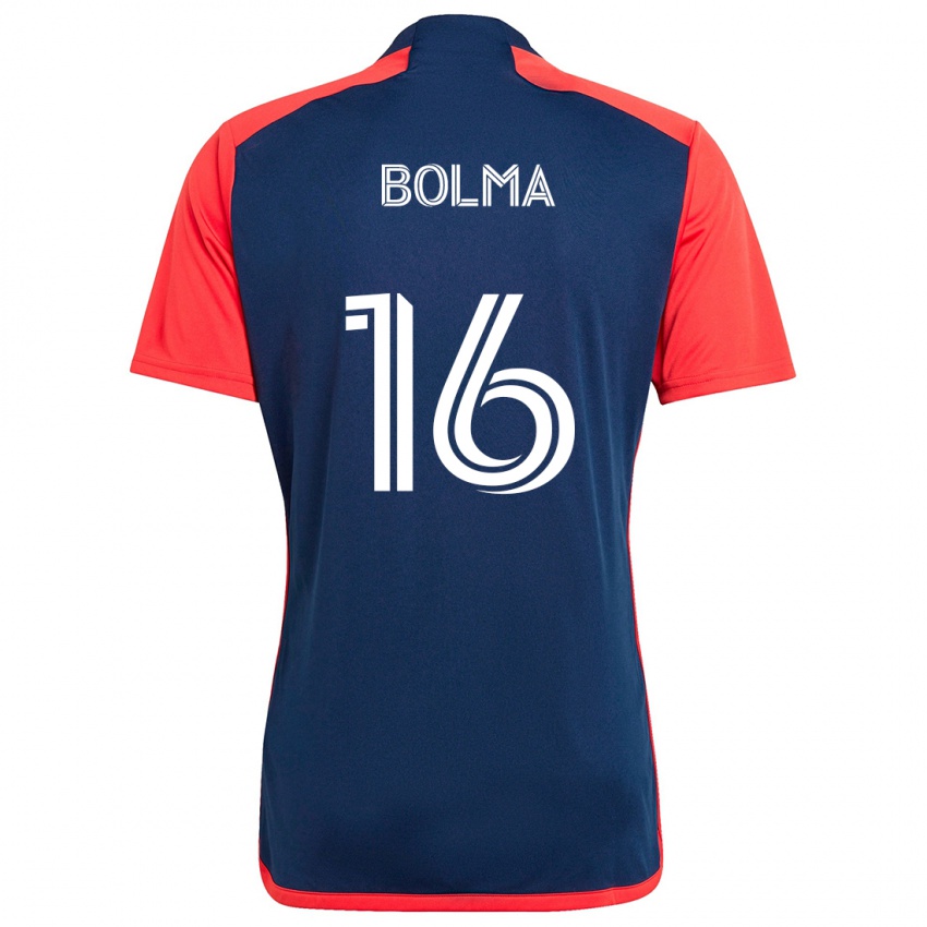 Homem Camisola Josh Bolma #16 Azul Vermelho Principal 2024/25 Camisa Brasil