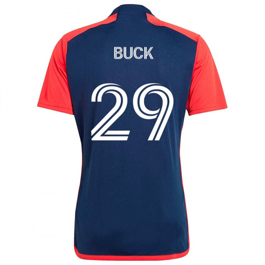 Homem Camisola Noel Buck #29 Azul Vermelho Principal 2024/25 Camisa Brasil