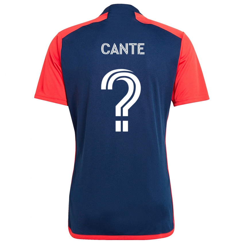 Homem Camisola Jonathan Cante #0 Azul Vermelho Principal 2024/25 Camisa Brasil