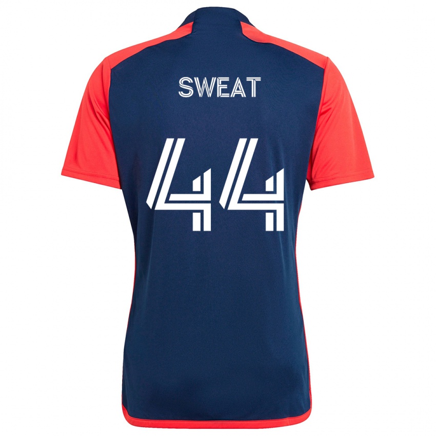 Homem Camisola Ben Sweat #44 Azul Vermelho Principal 2024/25 Camisa Brasil